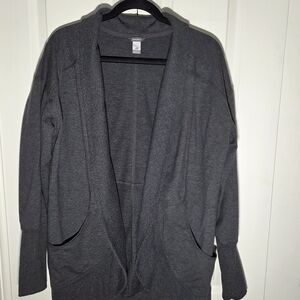 Eddie Bauer Charcoal Knit Cardigan